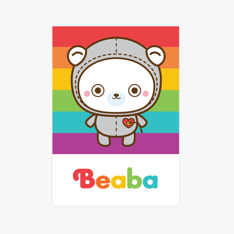 Adesivo Beaba • Rainbow