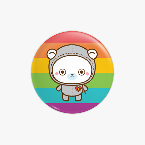 Button • Rainbow