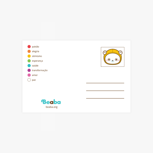 Feliz Ano Todo • Pulseira Amarela e Cartão Postal