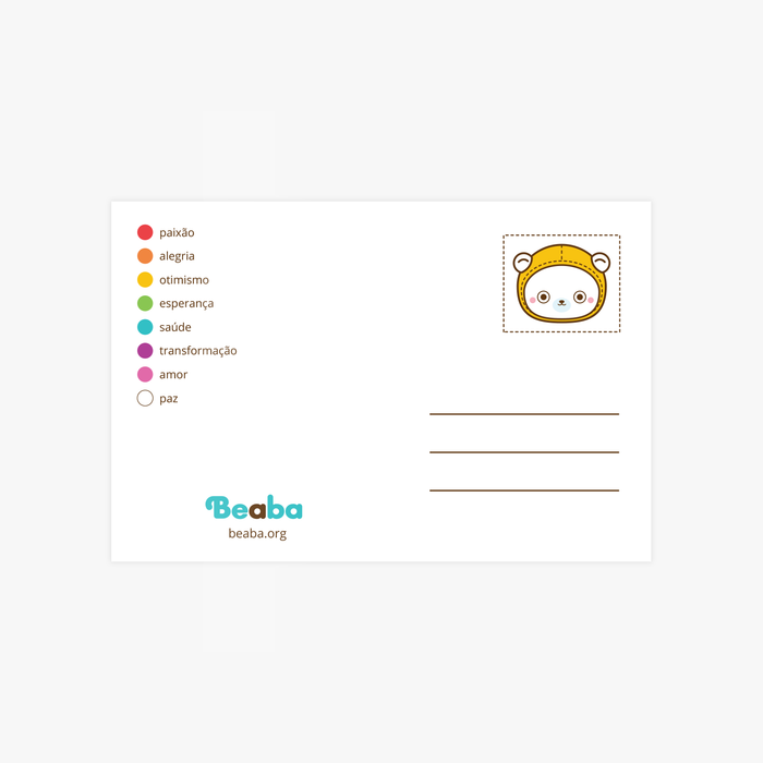 Feliz Ano Todo • Pulseira Roxa e Cartão Postal